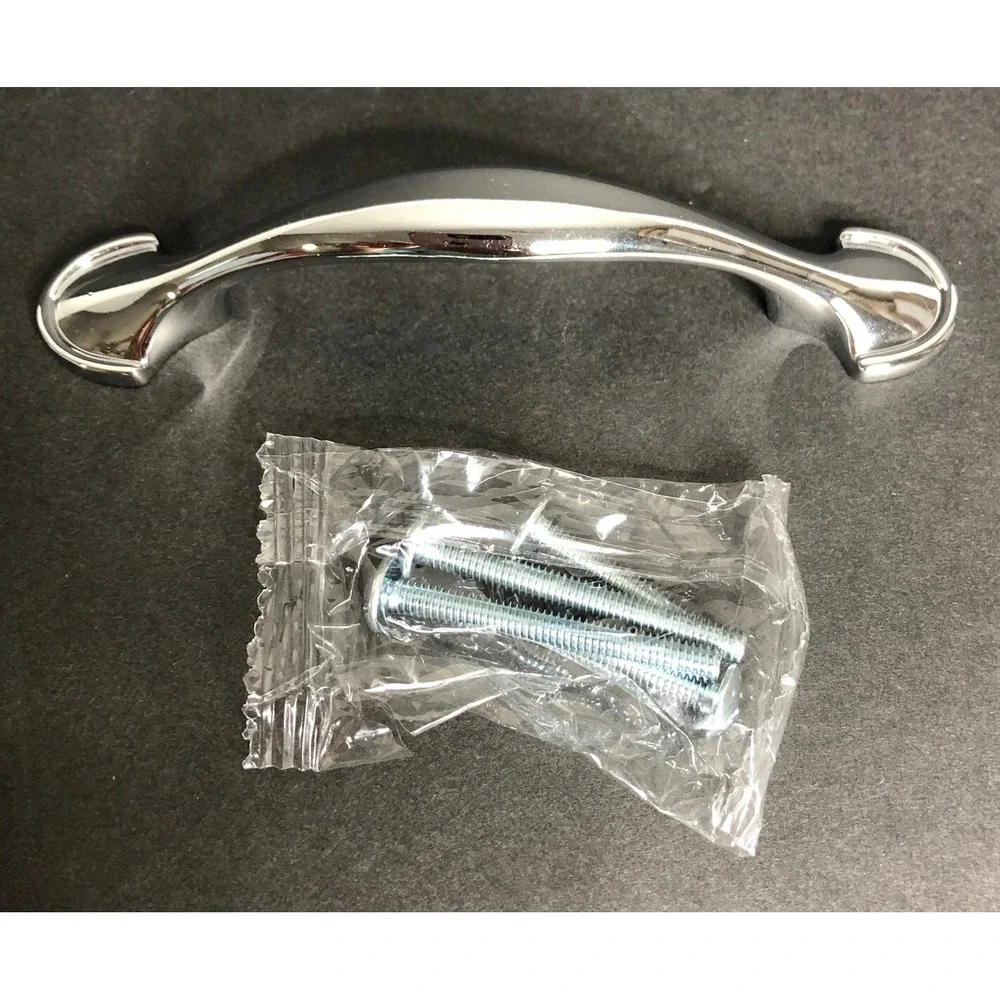 AMEROCK 3in Chrome Drawer Pull 10 Pack 173CH Center Grip NEW